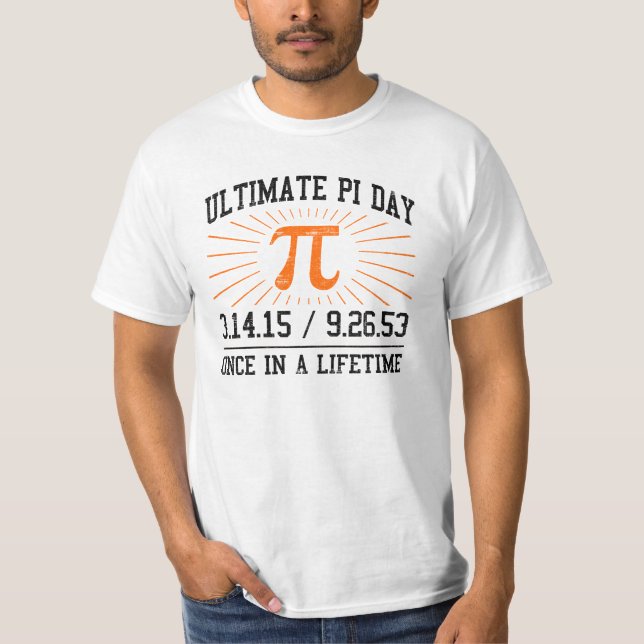 Camiseta Último día 2015 del pi (Anverso)