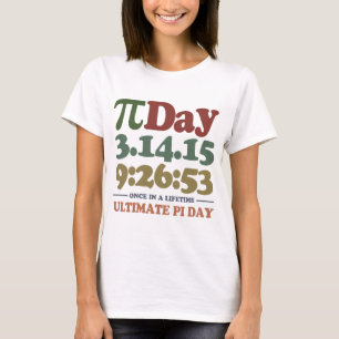 Camiseta Último día 2015 del pi