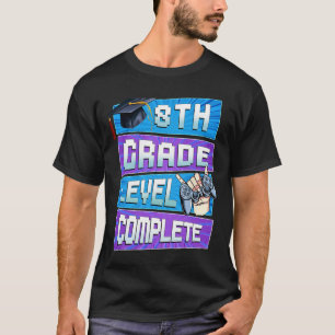 Camiseta Último Día De 8º Grado Graduación Completa Bo