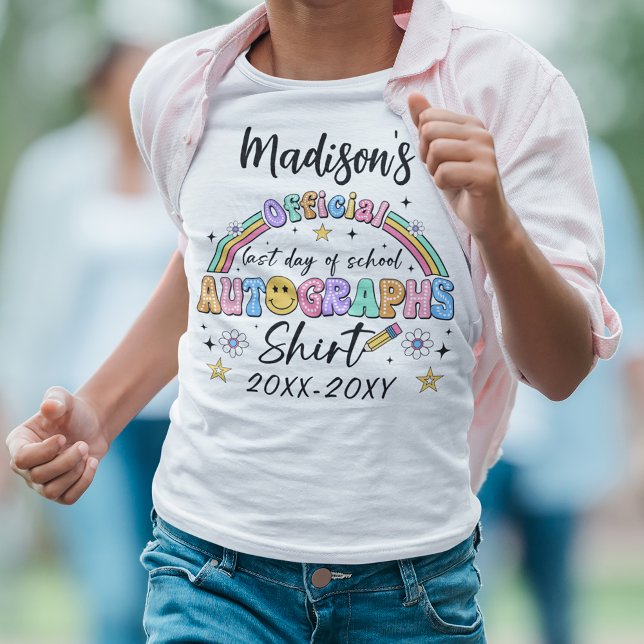 Camiseta Último Día De Autografías Escolares (Subido por el creador)
