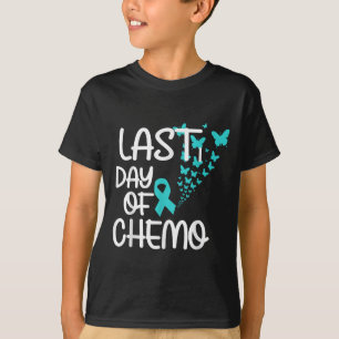 Camiseta Último Día De Cáncer De Ovario De Tee Gráfica De Q