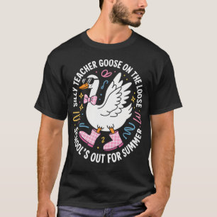 Camiseta Último Día De Clase Ganso Tonto Del Profesor Al