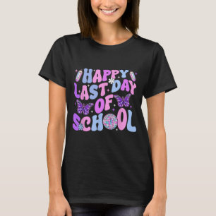 Camiseta Último Día De Clase Maestro Niño Niña Graduado Hol