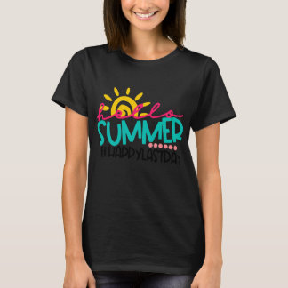 Camiseta Último día de clases fuera para maestro de verano 