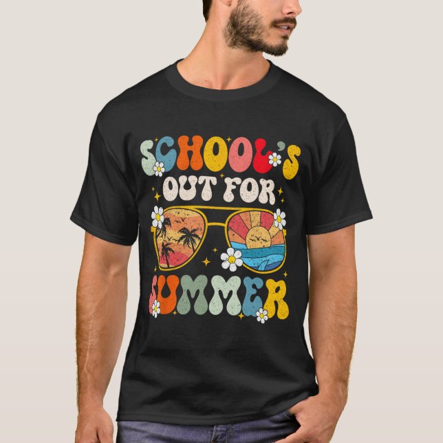 Camiseta Último día de clases para profesores de verano G (Anverso)