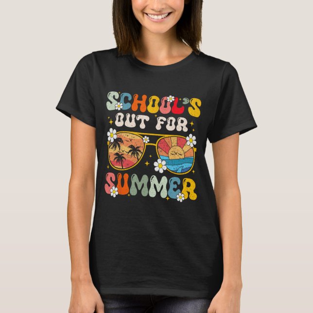 Camiseta Último día de clases para profesores de verano G (Anverso)