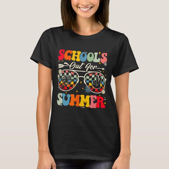 Camiseta Último día de clases para profesores de verano G (Anverso)