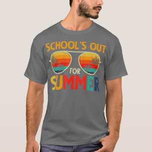 Camiseta Último Día De Colegios De Retro En Verano