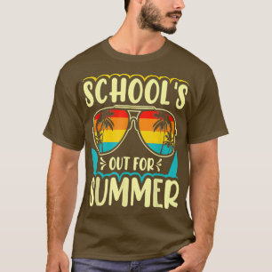 Camiseta Último Día De Colegios De Retro En Verano