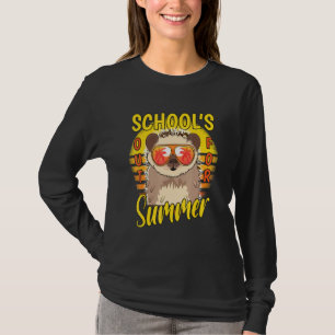 Camiseta Último Día De Colegios Fuera Para Erizo De Vacacio