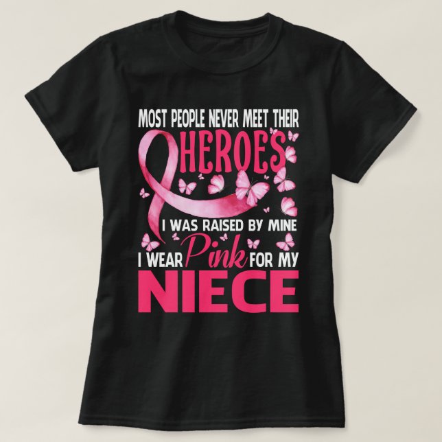 Camiseta Último Día De Conciencia Sobre El Cáncer De Mama D (Diseño del anverso)