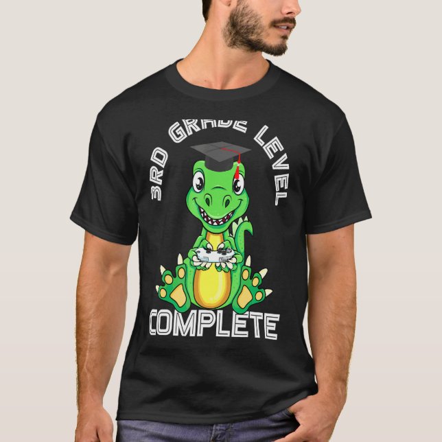 Camiseta Último Día De Enseñanza Nivel 3er Grado Completado (Anverso)