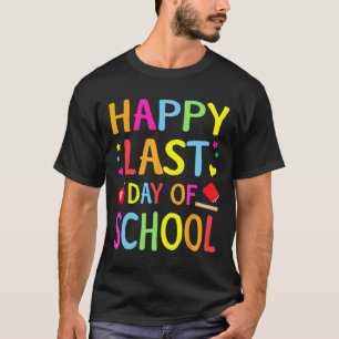 Camiseta Último Día De Escuela Divertido Fin De Año Profeso