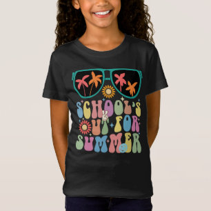 Camiseta Último día de escuela Groovy La escuela está cerra