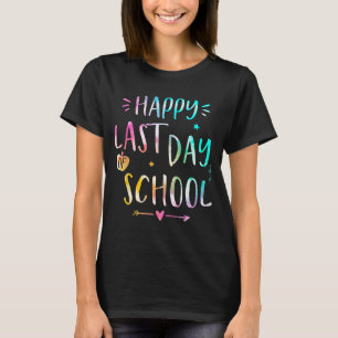 Camiseta Último día de escuela maestras mujeres niños