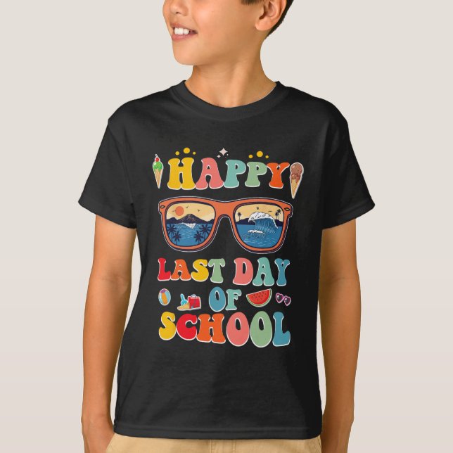 Camiseta Último día de escuela para niños  (Anverso)