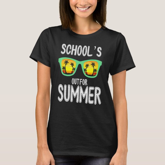 Camiseta Último Día De Escuelas En Verano (Anverso)