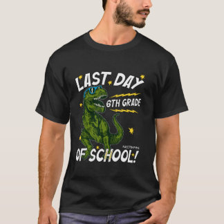 Camiseta Último día de graduación del autografo escolar 6° 
