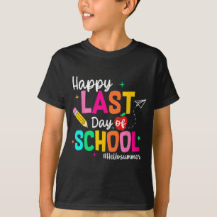Camiseta Último Día De Graduación Escolar Maestro Estudiant