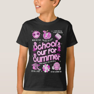 Camiseta Último Día De La Escuela 39 Para Chicas De Maestro