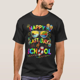 Camiseta Último Día De La Escuela Hola Estudiante De Verano