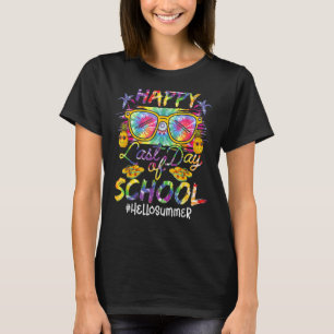 Camiseta Último Día De La Escuela Hola Estudiantes De Veran