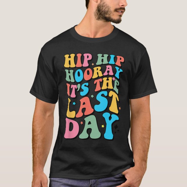 Camiseta Último Día De La Escuela Hola Maestros De Verano P (Anverso)