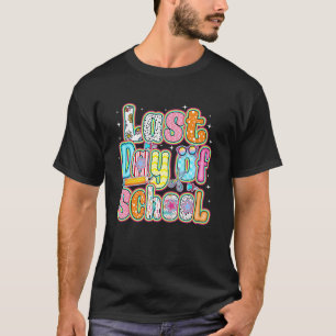 Camiseta Último día de la escuela Verano Agradecimiento a m