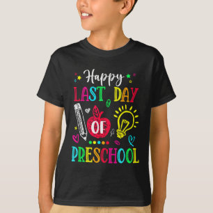 Camiseta Último Día De Preescolar Hola Verano Regalo De Gra