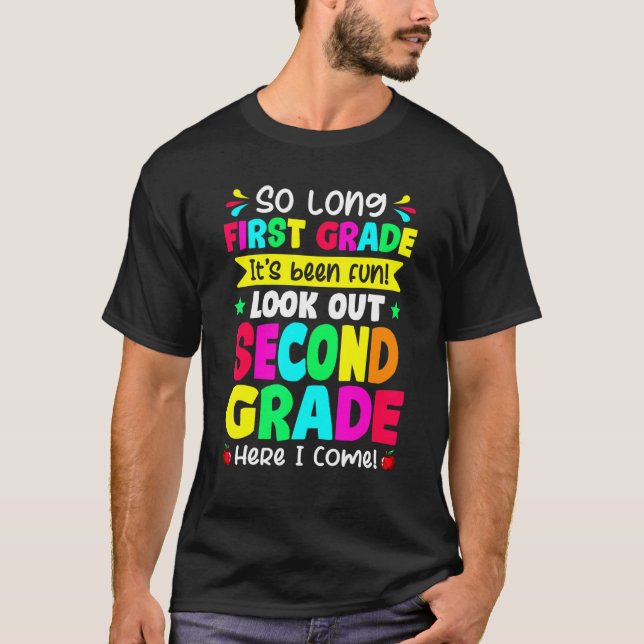 Camiseta Último Día De Primer Grado Cuidado 2do Grado Lindo (Anverso)