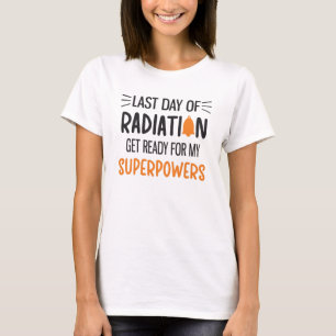 Camiseta Último Día De Radiación Fin De Sobreviviente De