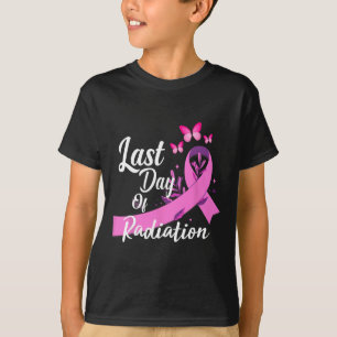 Camiseta Último Día De Radiación Tratamiento Cáncer De Mama