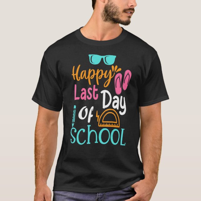 Camiseta Último Día De Verano Escolar (Anverso)