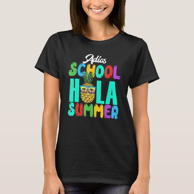 Camiseta Último Día Del Profesor De Escuela Estudios Escuel (Anverso)