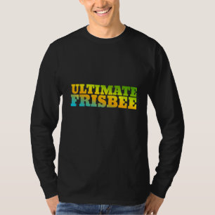 Camiseta Último Frisbee Diseñado Con Colores Naturales