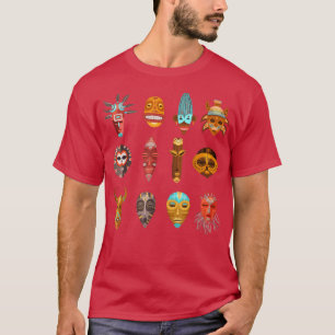 Camiseta Último minuto Hanukkah African Mask Art BLM