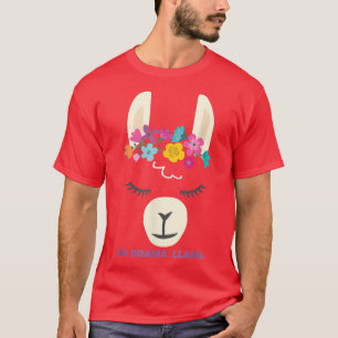 Camiseta Último minuto Hanukkah No Drama Llama Alpaca