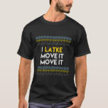 Camiseta Último Movida Esto Lo Mueve Divertido Judío<br><div class="desc">Prepárate para bailar la hora con este divertido diseño de temática judía que presenta un pestillo festivo. ¡Perfecto para traer algo de humor a sus celebraciones de Hanukkah!</div>