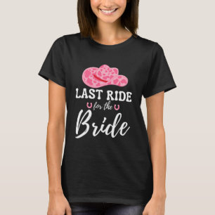 Camiseta Último paseo para la novia Western Cowgirl Despedi