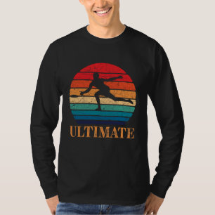 Camiseta Último Reproductor de Frisbee Retro Lanzamiento d