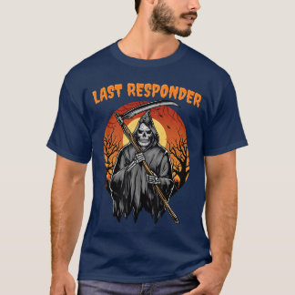 Camiseta Último Respondedor Truco o trato espeluznante de H