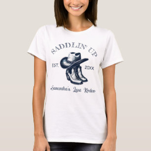Camiseta Último Rodeo Chinoiserie Azul Despedida de Soltera