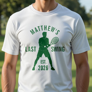 Camiseta Último swing de tenis antes de la despedida de sol