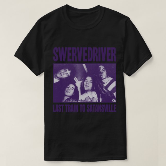 Camiseta Último tren de Swervedriver a satansville Classic  (Diseño del anverso)