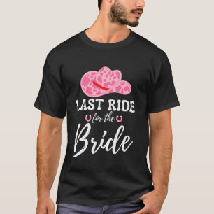 Camiseta Último viaje para la novia Western Cowgirl Despedi