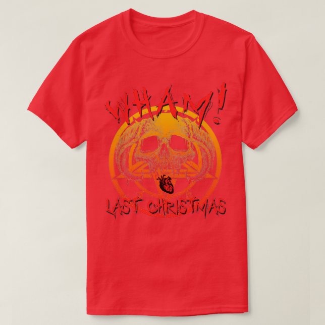 Camiseta Últimos Navidades de la muerte METALIZADO Wham (Diseño del anverso)