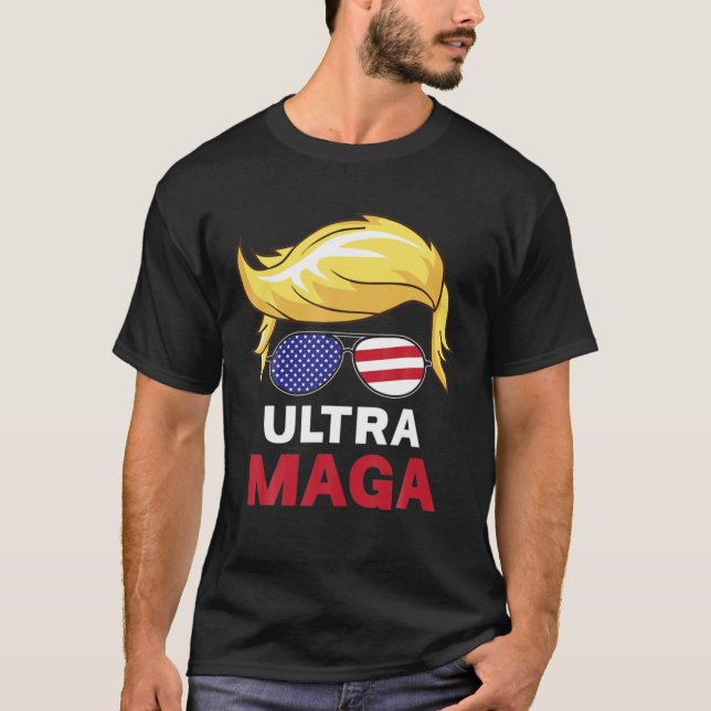 Camiseta Ultra Maga Funny Great MAGA King Pro Trump (Anverso)