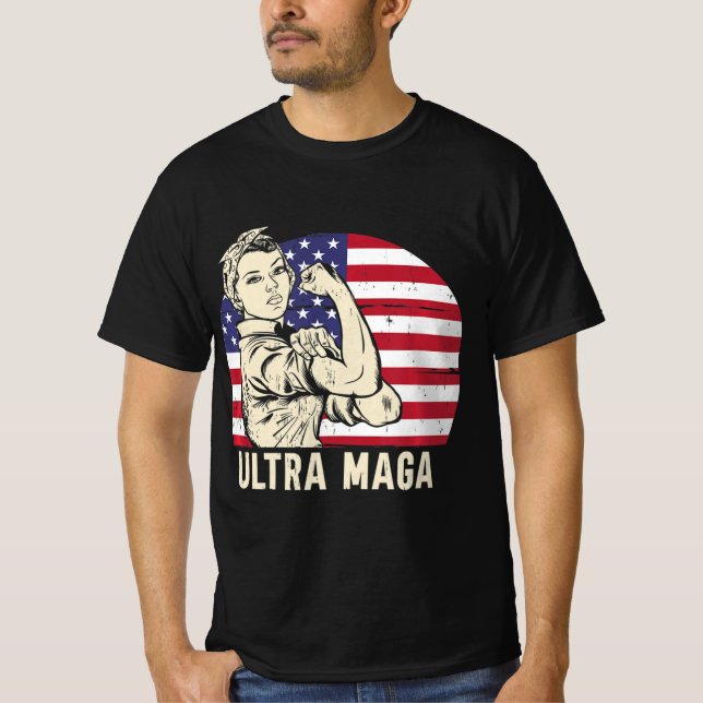 Camiseta Ultra Maga Messy Bun (Anverso)