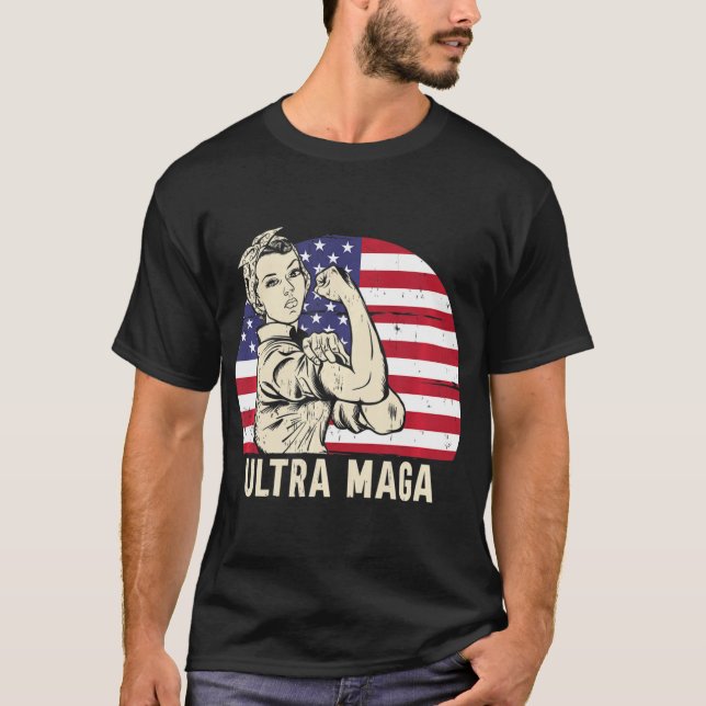 Camiseta Ultra Maga Messy Bun (Anverso)