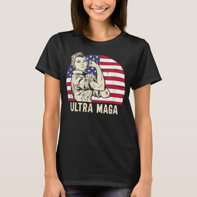Camiseta Ultra Maga Messy Bun (1) (Anverso)